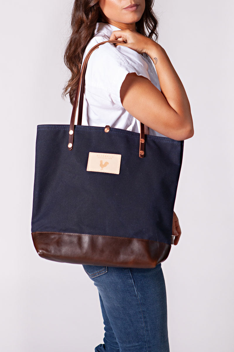 Meanwhile Classic Tote with Leather Base