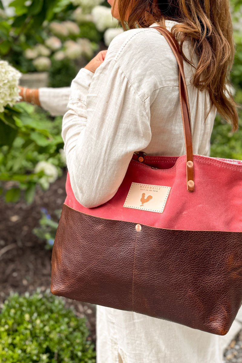 Limited Edition Nantucket Waxed Canvas Utility Tote