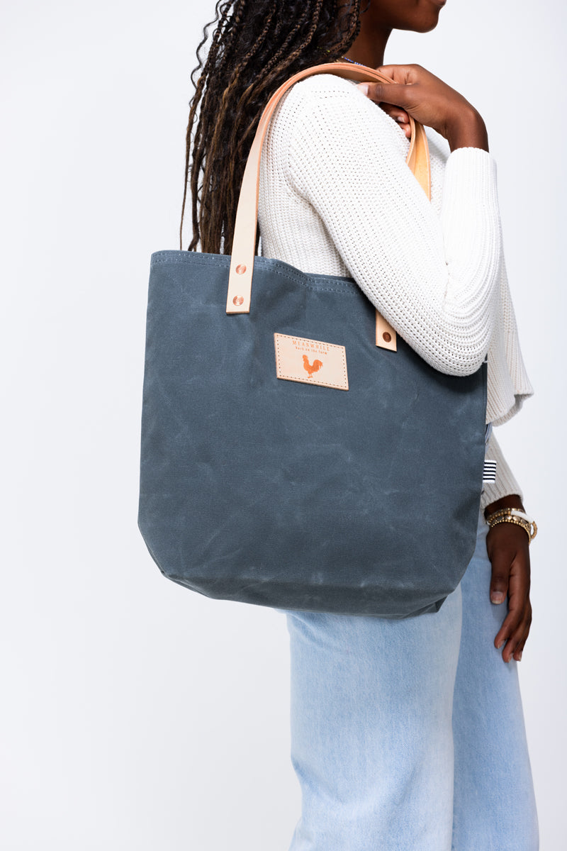 Slate Blue Waxed Canvas Collection