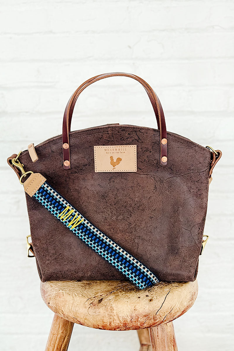 Spring Crossbody Bag with Statement Strap - Blue main image 0
