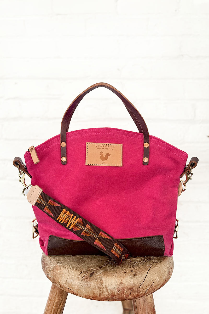 Brown Aztec Italian Webbing Crossbody Strap | Bag Strap