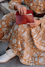 Ruby Leather Envelope Wallet