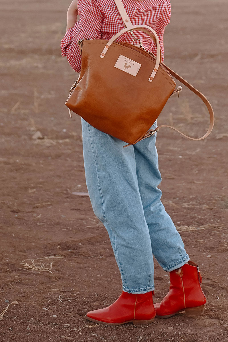 Saddle Leather Convertible Backpack 2.0