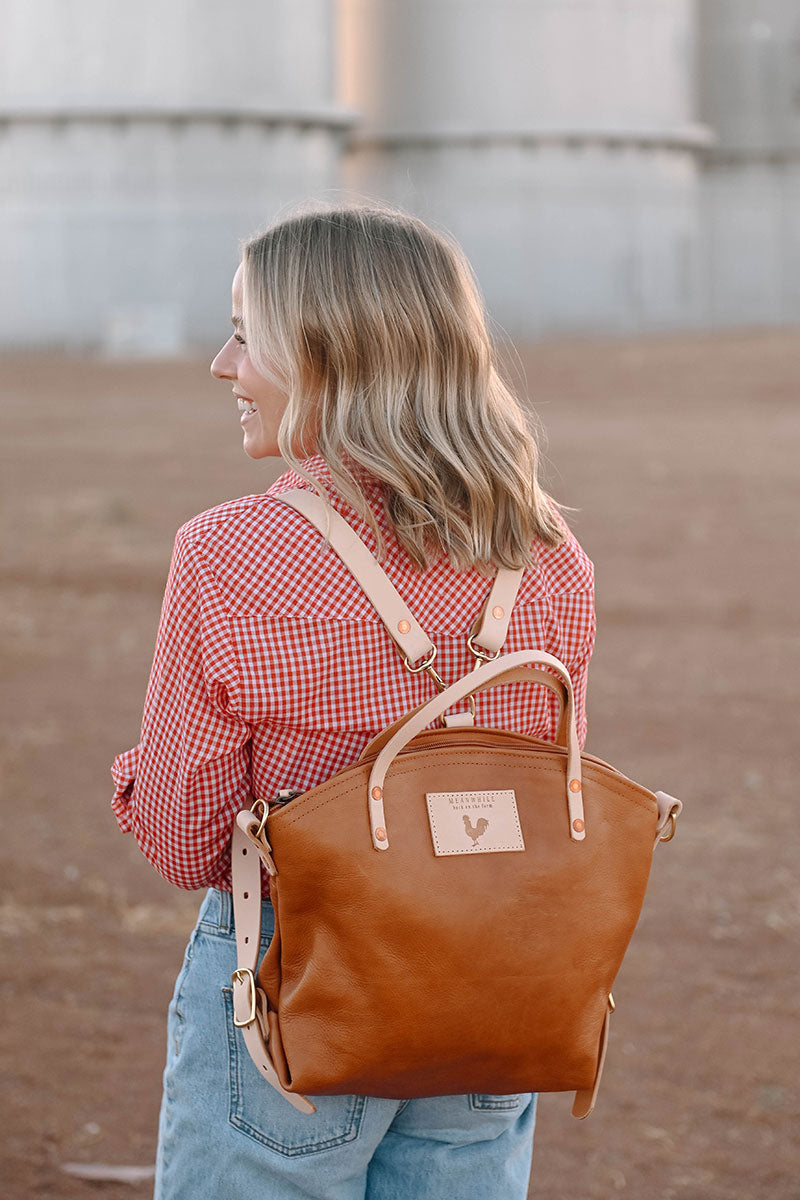 Saddle Leather Convertible Backpack 2.0