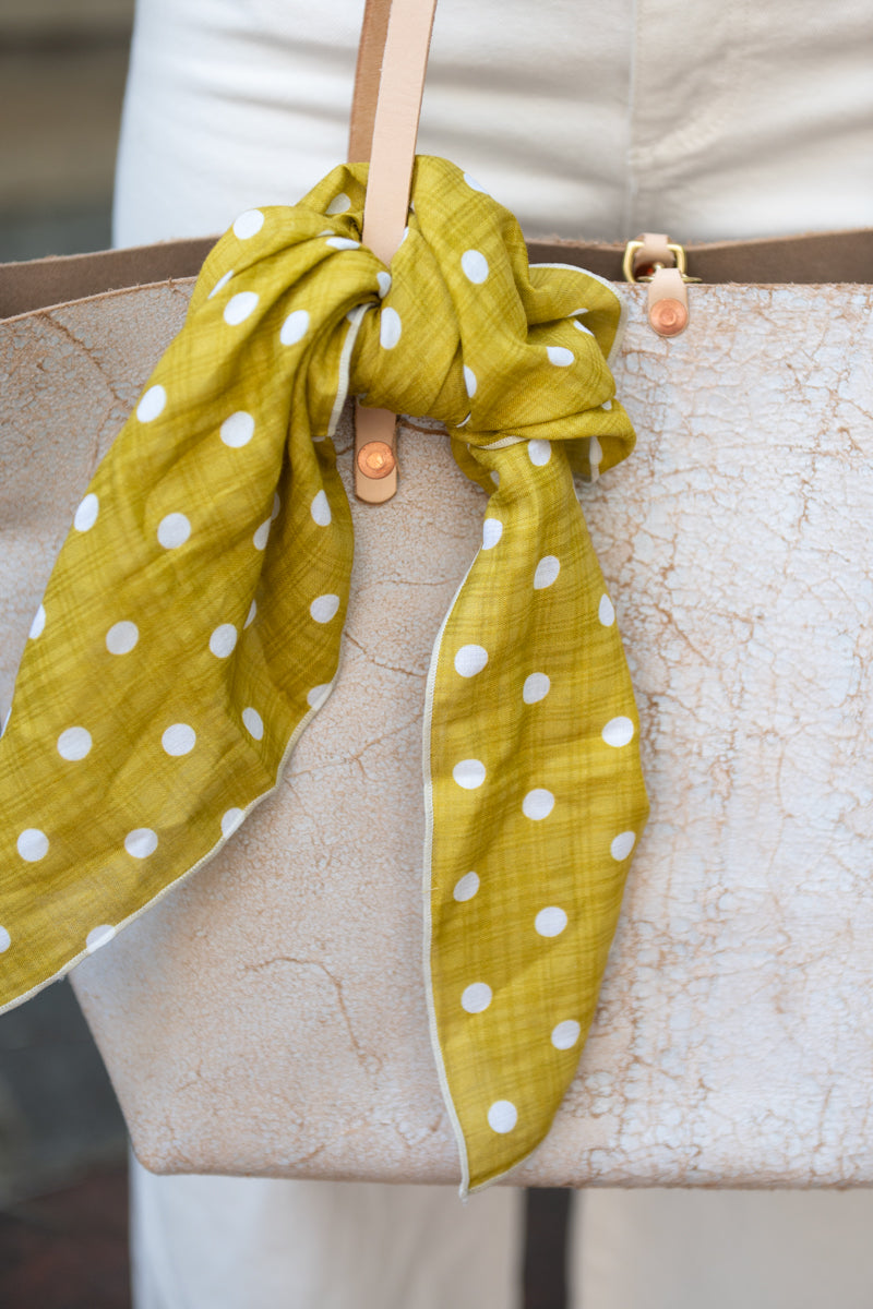Saffron Polka Dot Scarf