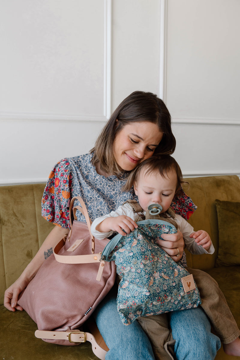 baby pink leather backpack Rose Leather Original Backpack