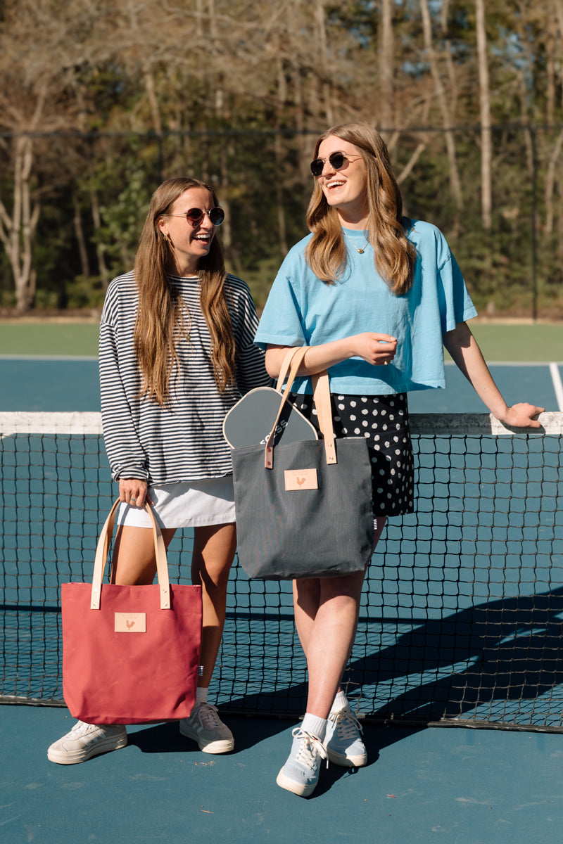 Meanwhile Slate Blue Wax Canvas Classic Tote - Shop Now