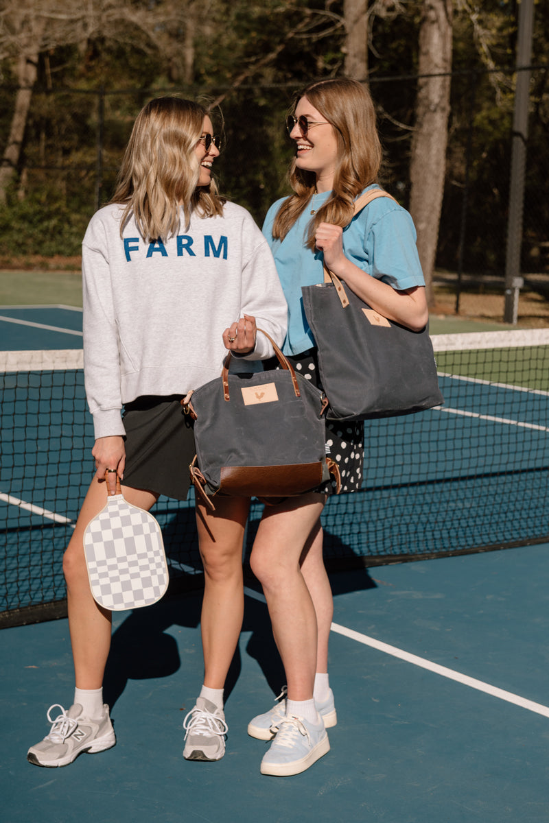 Slate Blue Wax Canvas Backpack 2.0 | Meanwhile Back on the Farm