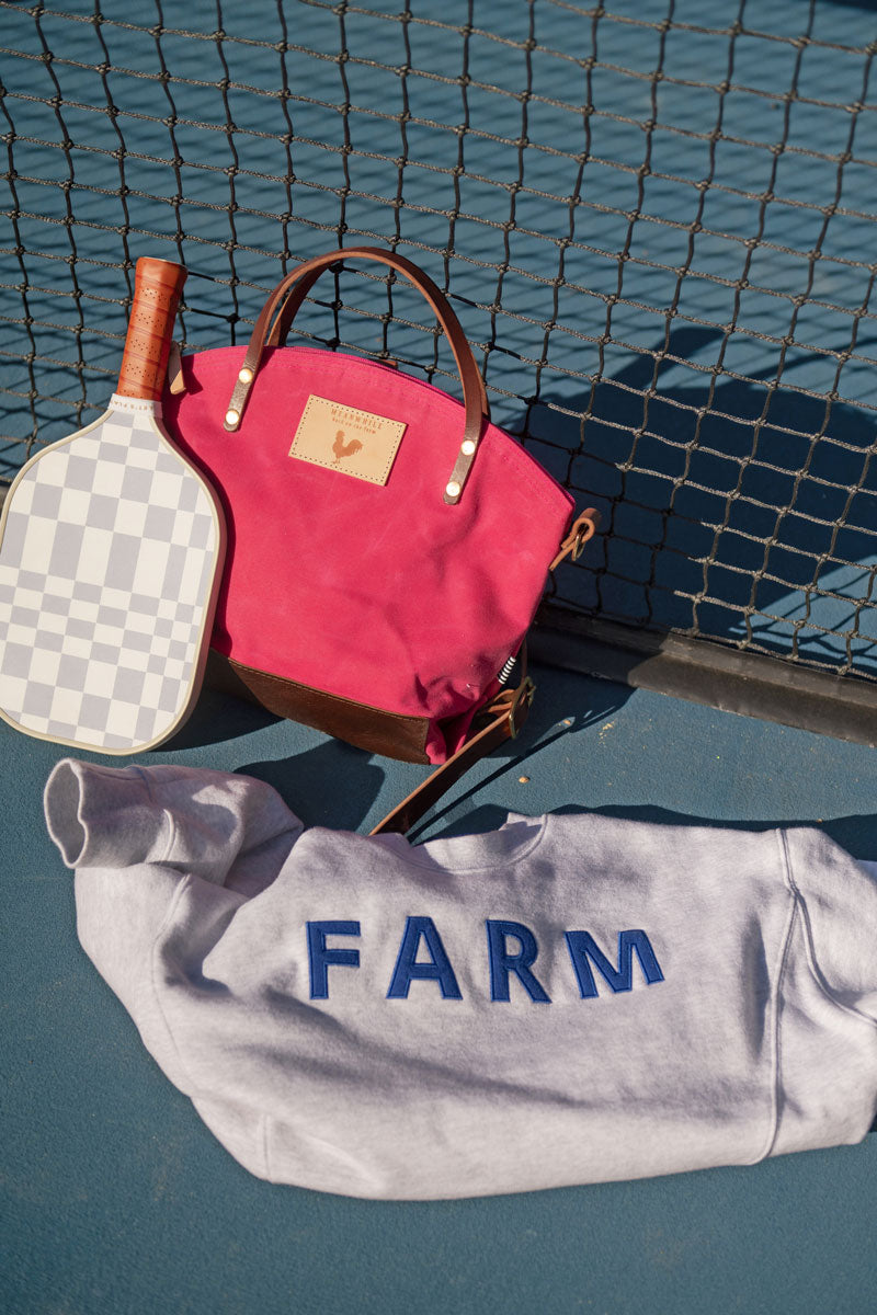 Pink Wax Canvas Backpack with Crossbody Strap | Meanwhile Back on