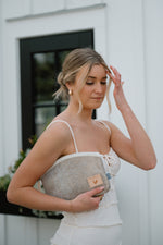 Pearl Stingray Leather Clutch