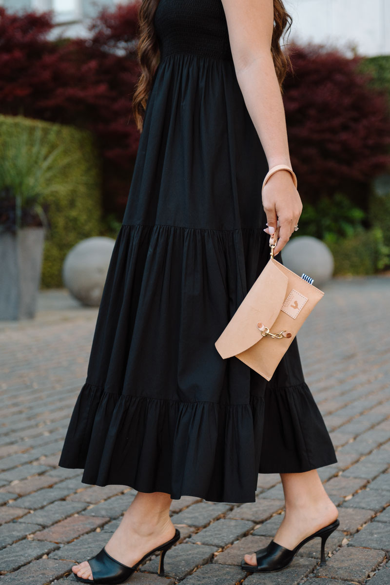 Virginia Leather Envelope Clutch and Crossbody | Tan Leather