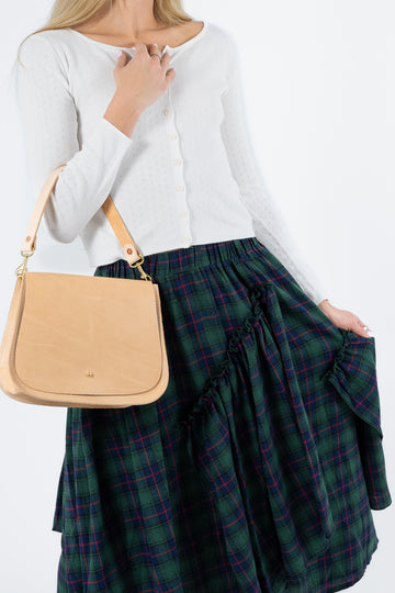 Virginia Leather Saddle Bag