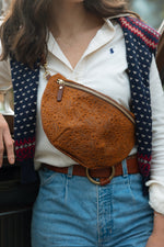 Limited Edition* Mariposa Brown Leather Fanny Bag