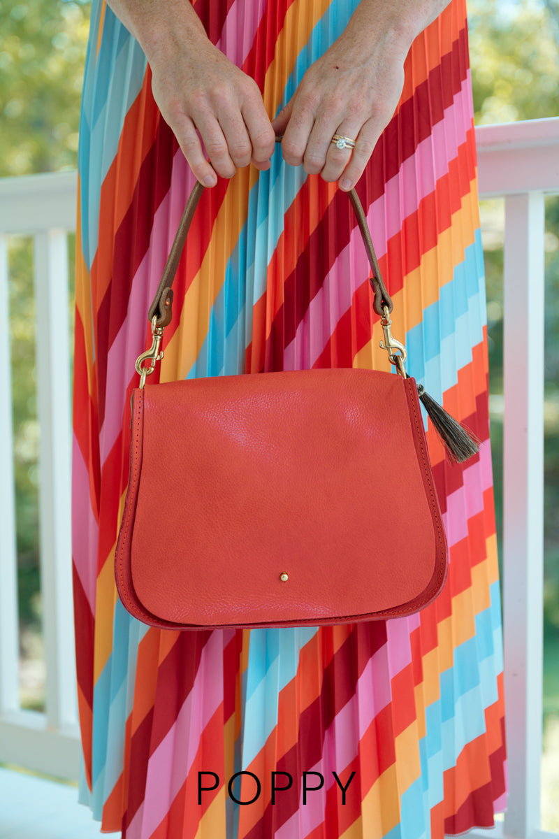 Limited Edition* Colorful Leather Saddle Bags