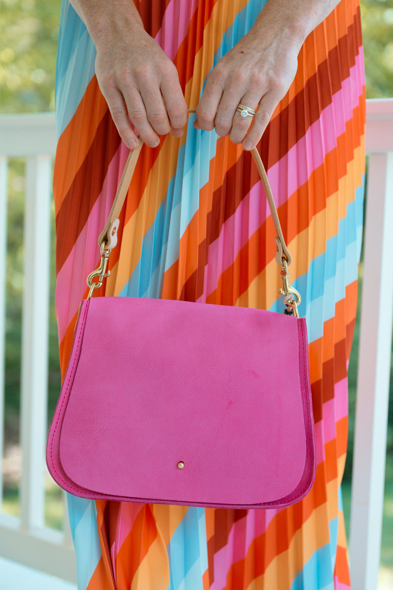 Limited Edition* Colorful Leather Saddle Bags