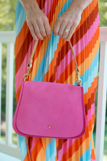 Limited Edition* Colorful Leather Saddle Bags