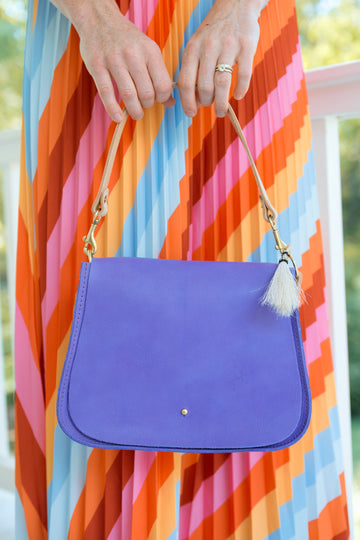 Limited Edition* Colorful Leather Saddle Bags