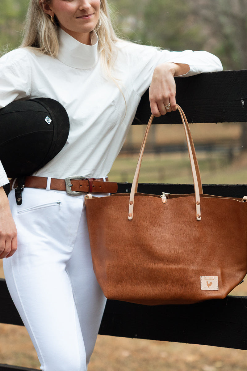 Saddle Leather Perfect Tote | Saddle Leather Purse