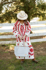 Birch White Leather Perfect Tote