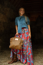 Cheetah Cowhide Leather Backpack 2.0