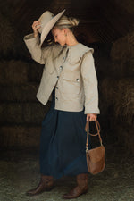 Walnut Luxe Leather Mini Saddle Bag