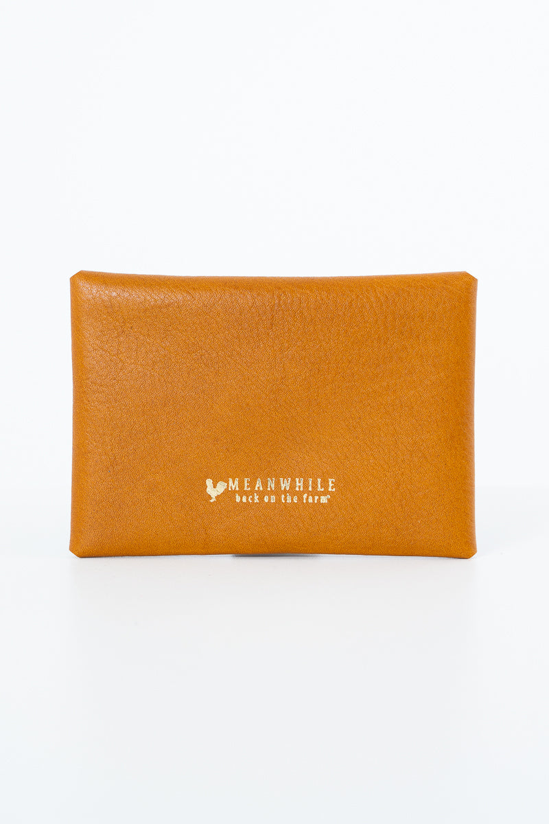 Brown leather Meanwhile Back on the Farm wallet