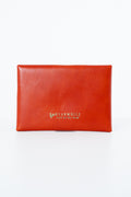 Red leather Meanwhile Back on the Farm wallet