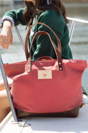 Nantucket Waxed Canvas Adventure Tote