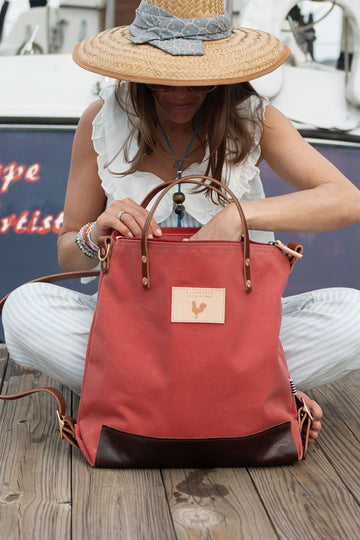 Nantucket Waxed Canvas Original Backpack