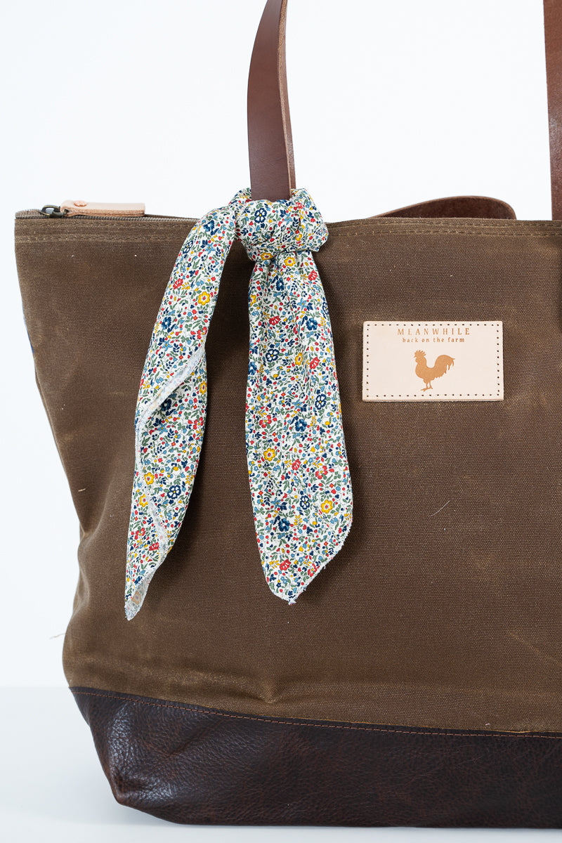 Field Tan Wax Canvas Adventure Tote | Meanwhile Back on the Farm