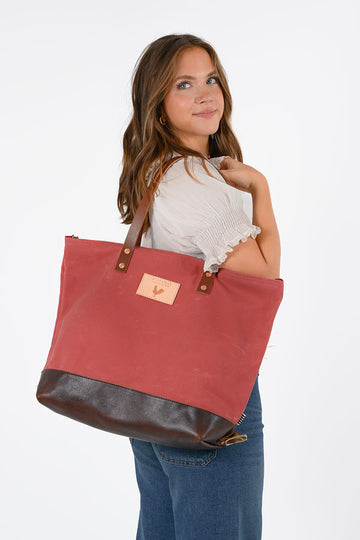 Nantucket Waxed Canvas Adventure Tote