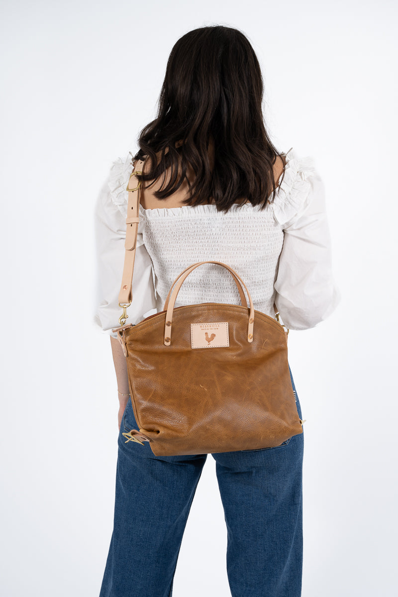 canvasbag co leather convertible backpack Camel Leather Convertible Backpack 2.0