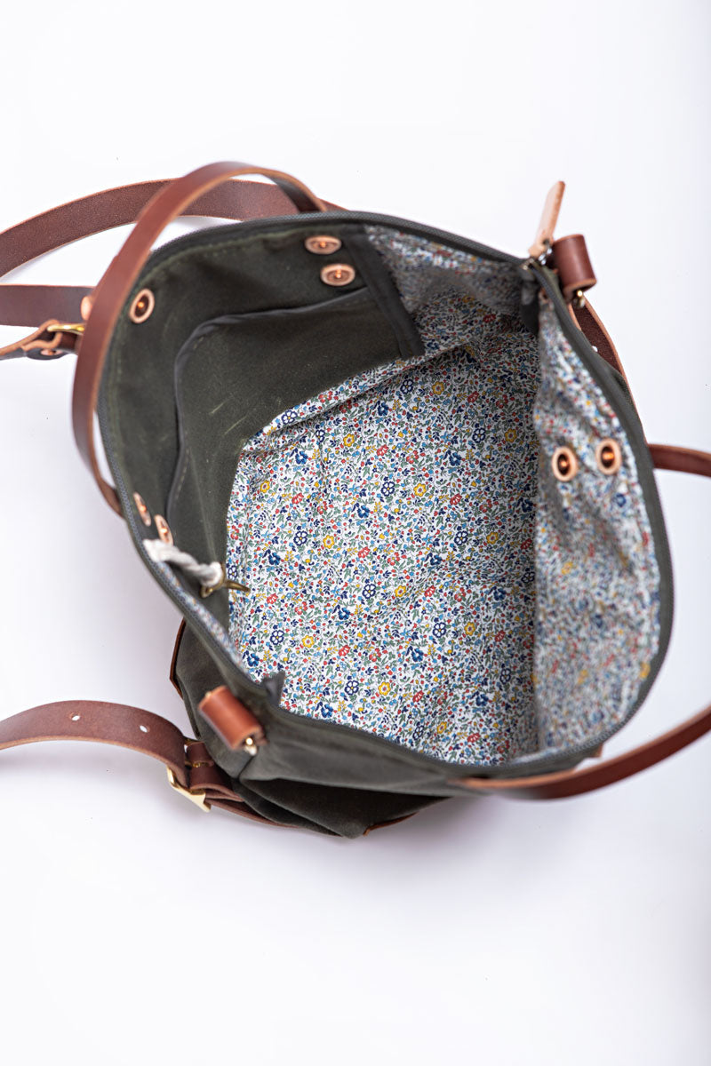 Olive Waxed Canvas Backpack 2.0 Olive Waxed Canvas Backpack 2.0
