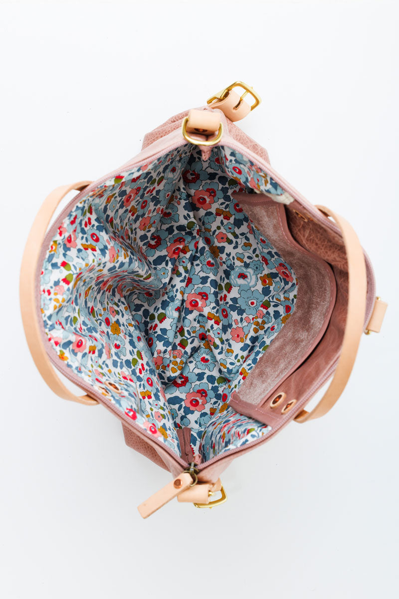 Rose Leather Convertible Backpack 2.0 | Real Leather Backpack