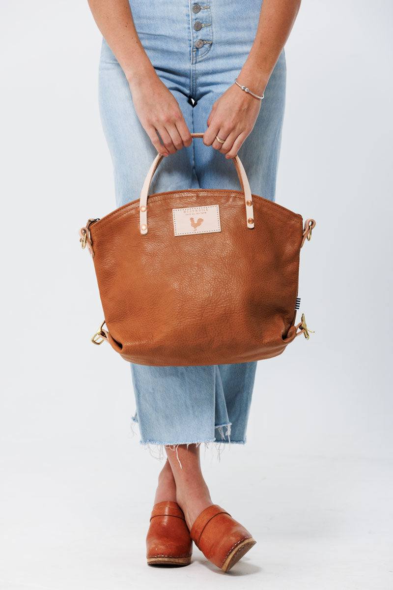 Brown Leather Tote Bag