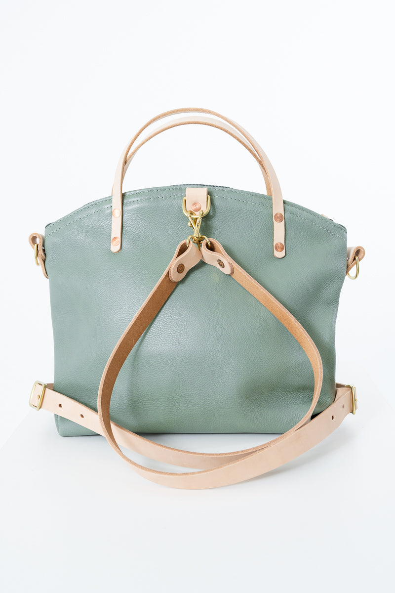 Seafoam Leather Backpack 2.0
