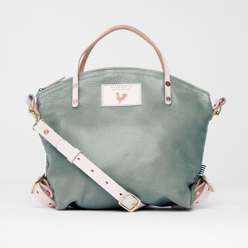 Seafoam Leather Backpack 2.0