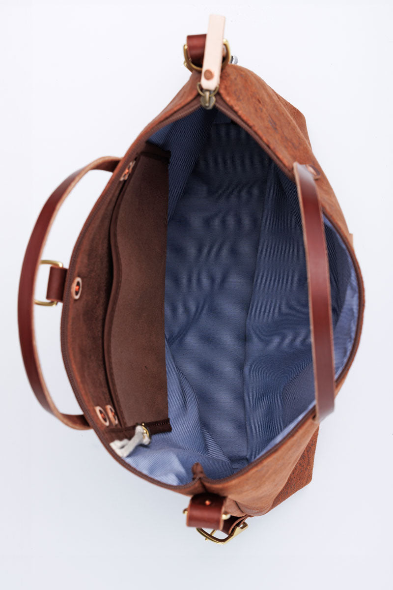 Brown Leather Bag Interior