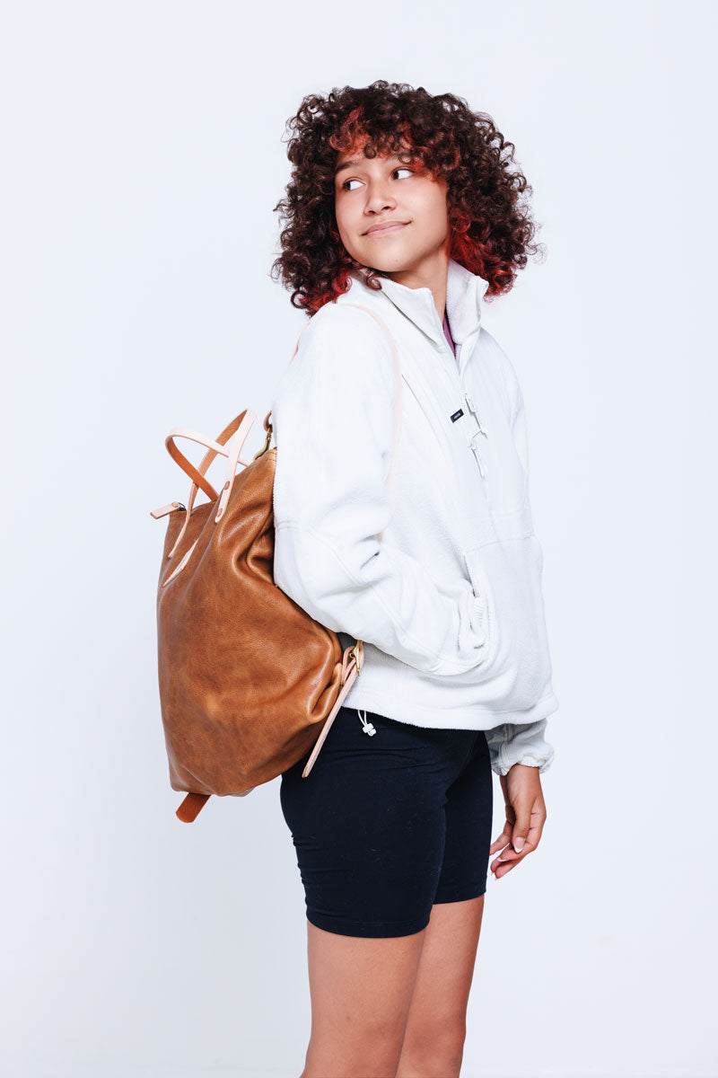 camel color leather backpack Camel Brown Leather Backpack