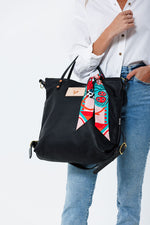 Harness Black Leather Original Backpack