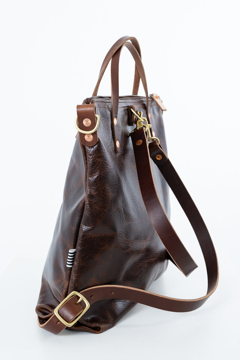 Mocha Tuscan Leather Backpack | Brown Leather Backpack Purse