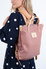Mauve Leather Original Backpack