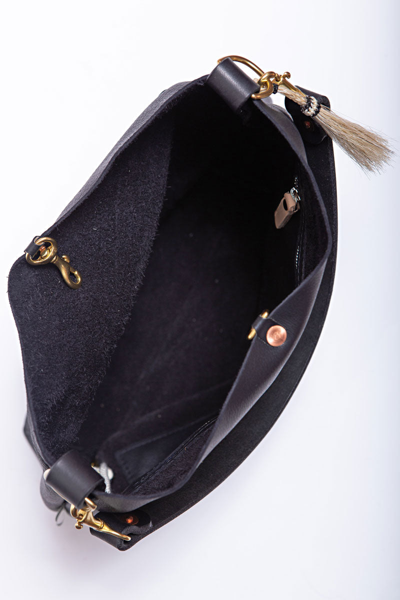 バッグ leather bag / archive Harness Black Leather Carryall & Crossbody | Best Black Leather Bag