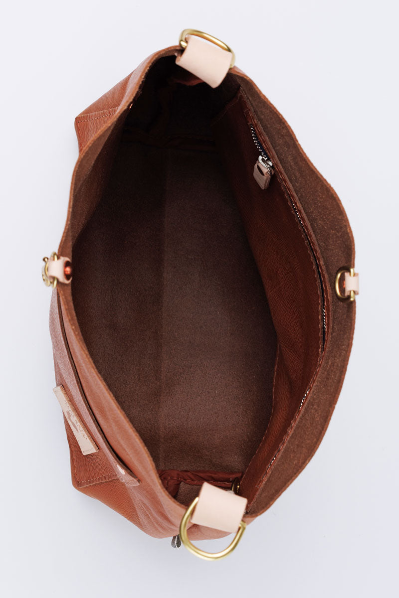Brown Leather Bag Interior