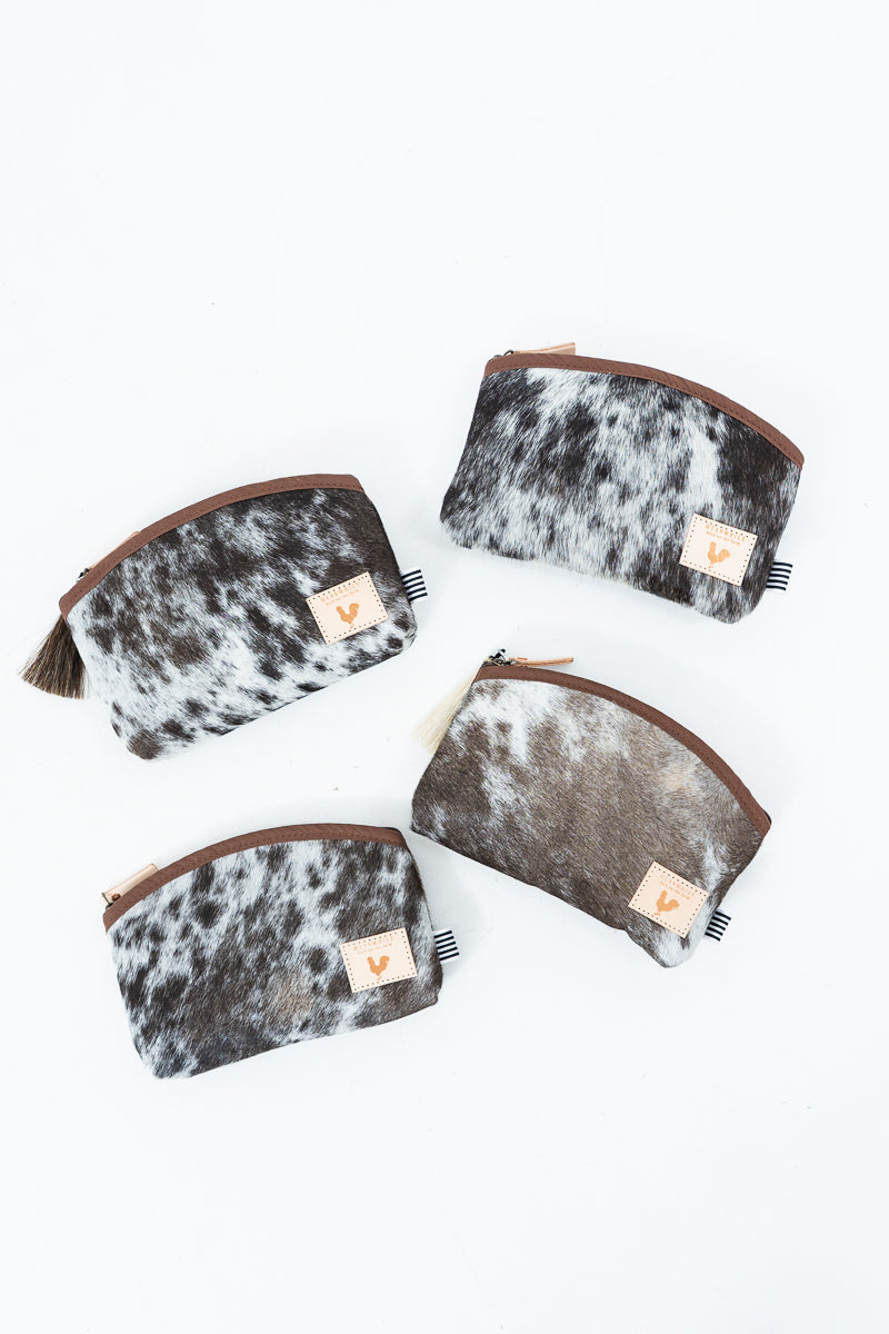 Cowhide Leather Clutch