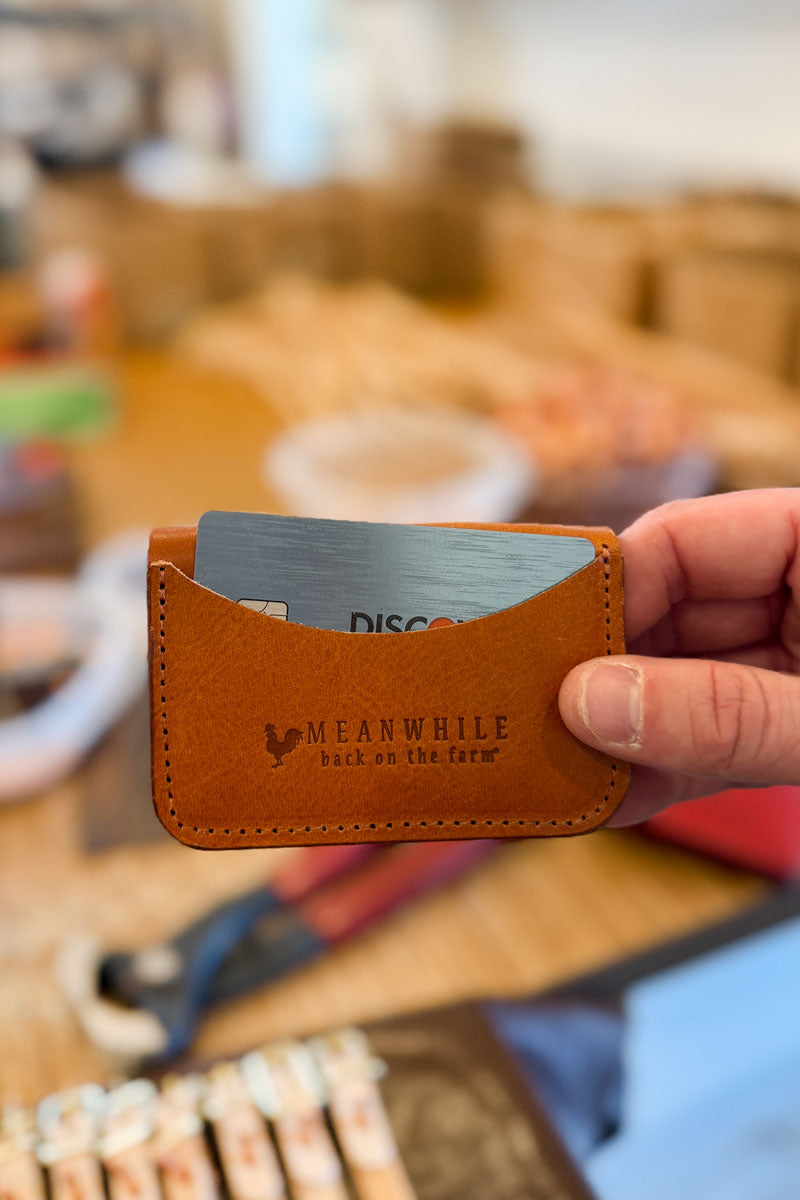Saddle Leather Card Wallet