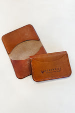 Saddle Leather Card Wallet