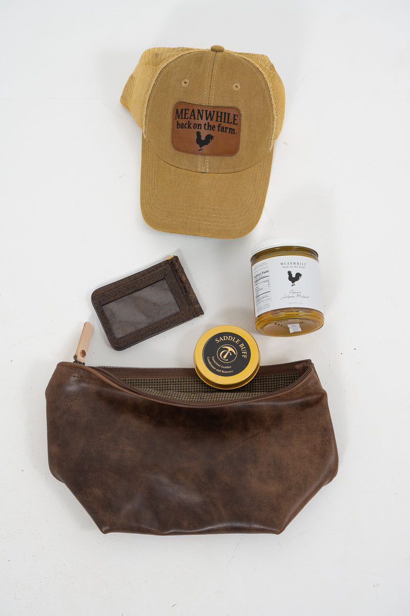 Brownstone Leather Dopp Kit