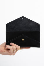 Black Luxe Envelope Wallet