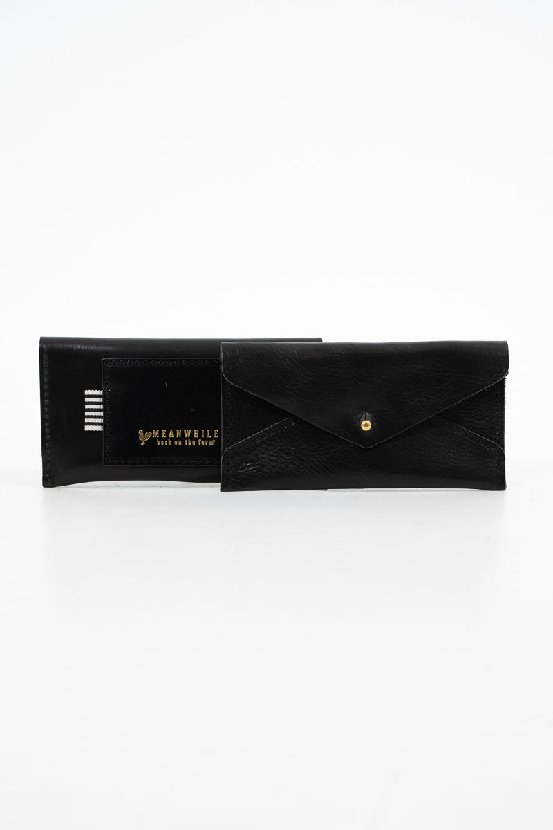Black Luxe Envelope Wallet